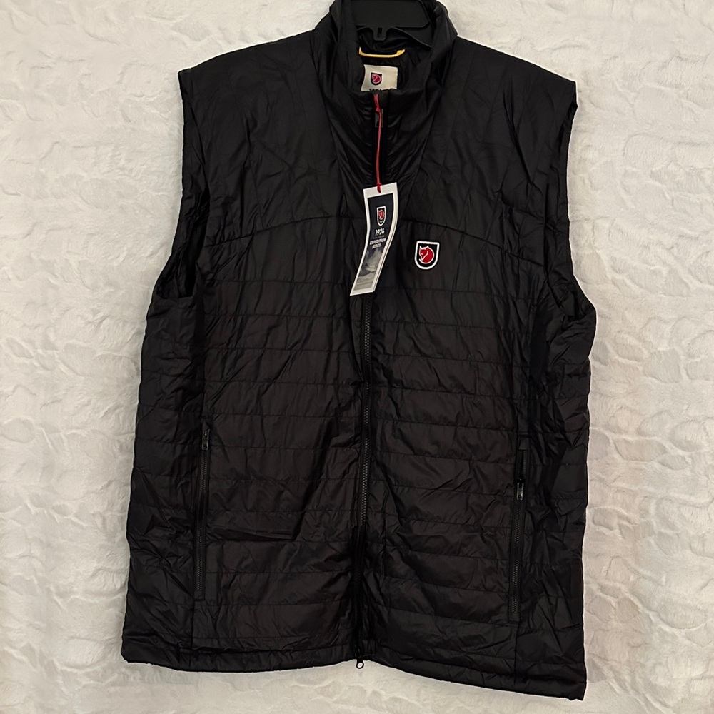 Fjallraven Men's Black Padded Vest